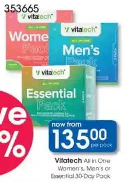 Clicks Vitatech All in One Women's, Men's or Essential offer