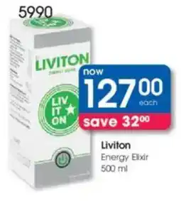 Clicks Liviton Energy Elixir offer