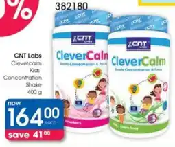 Clicks CNT Labs Clevercalm Kids' Concentration Shake offer