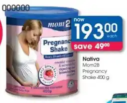 Clicks Nativa Mom2B Pregnancy Shake offer
