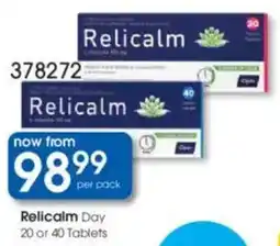 Clicks Relicalm Day offer