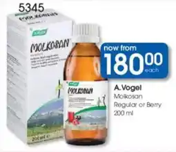 Clicks A.Vogel Molkosan Regular or Berry offer