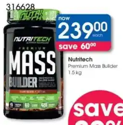 Clicks Nutritech Premium Mass Builder offer