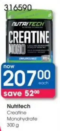 Clicks Nutritech Creatine Monohydrate offer