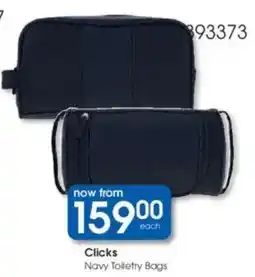 Clicks Clicks Navy Toiletry Bags offer