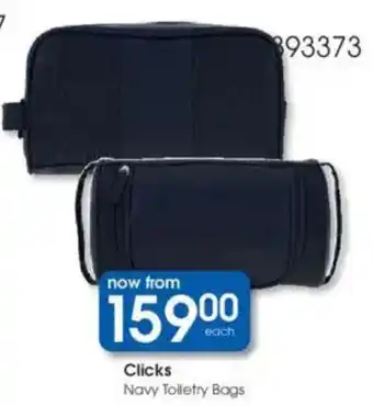 Clicks Clicks Navy Toiletry Bags offer