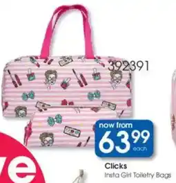 Clicks Clicks Insta Girl Toiletry Bags offer