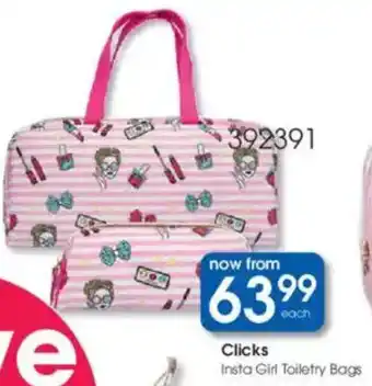 Clicks Clicks Insta Girl Toiletry Bags offer