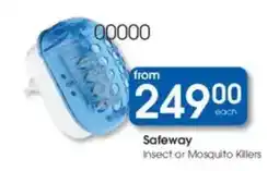 Clicks Safeway Insect or Mosquito Killers offer