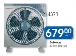 Clicks Safeway Box Fan offer