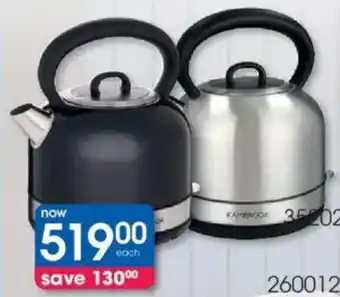 Clicks Kambrook Cordless Dome Kettle offer