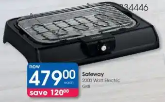Clicks Safeway 2000 Watt Electric Grill offer
