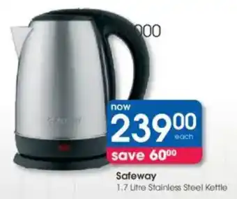 Clicks Safeway Stainless Steel Kettle offer