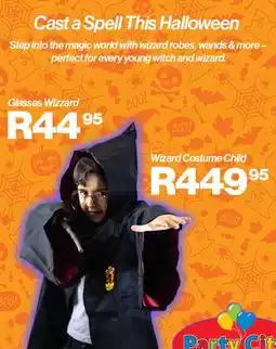Party City Wizard Costume Child offer
