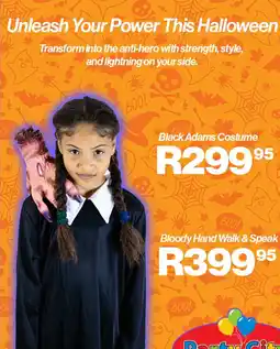 Party City Black Adams Costume offer