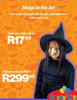 Party City Halloween Dress Witch offer