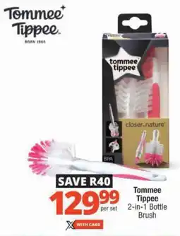 Checkers Tommee Tippee 2-in-1 Bottle Brush offer