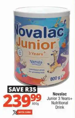 Checkers Novalac Junior 3 Years+ Nutritional Drink offer