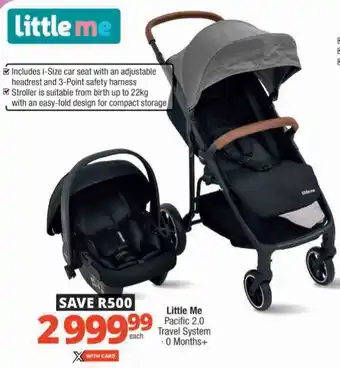 Checkers Little Me Pacific 2.0 Travel System offer