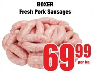 Boxer Superstores BOXER Fresh Pork Sausages offer