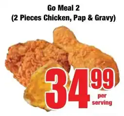 Boxer Superstores Go Meal 2 Chicken, Pap & Gravy offer