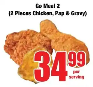 Boxer Superstores Go Meal 2 Chicken, Pap & Gravy offer
