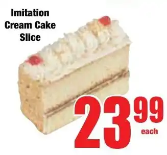 Boxer Superstores Imitation Cream Cake Slice offer