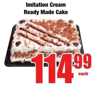 Boxer Superstores Imitation Cream Ready Made Cake offer