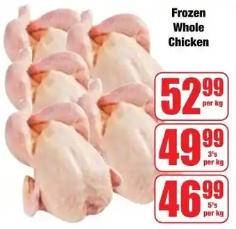 Boxer Superstores Frozen Whole Chicken offer