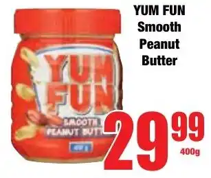 Boxer Superstores YUM FUN Smooth Peanut Butter offer