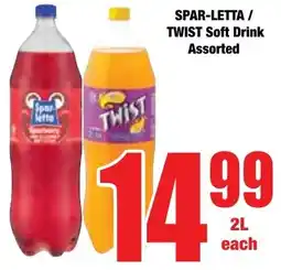 Boxer Superstores SPAR-LETTA/ TWIST Soft Drink Assorted offer