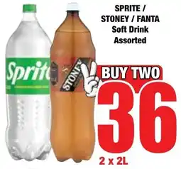 Boxer Superstores SPRITE/ STONEY/ FANTA Soft Drink Assorted offer