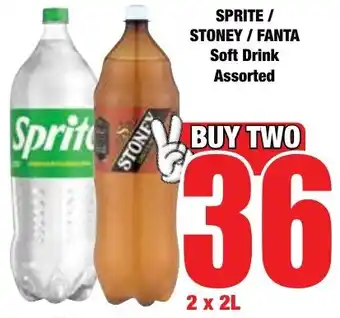 Boxer Superstores SPRITE/ STONEY/ FANTA Soft Drink Assorted offer