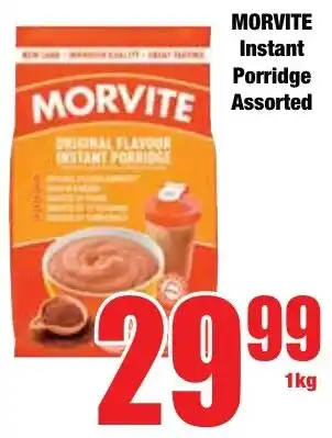 Boxer Superstores MORVITE Instant Porridge Assorted offer