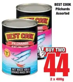 Boxer Superstores BEST COOK Pilchards Assorted offer