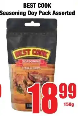 Boxer Superstores BEST COOK Seasoning Doy Pack Assorted offer