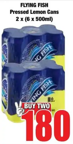Boxer Superstores FLYING FISH Pressed Lemon Cans offer