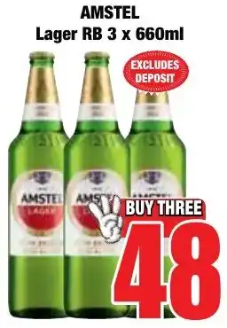 Boxer Superstores AMSTEL Lager RB offer