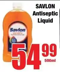 Boxer Superstores SAVLON Antiseptic Liquid offer