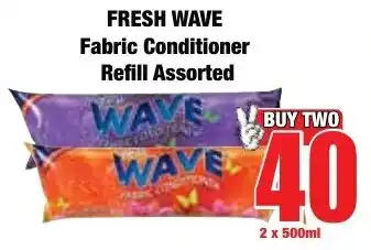 Boxer Superstores FRESH WAVE Fabric Conditioner Refill Assorted offer
