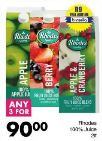 Save Rhodes 100% Juice offer