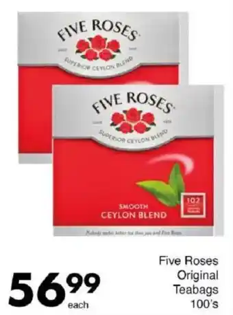 Save Five Roses Original Teabags offer