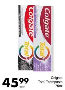 Save Colgate Total Toothpaste offer