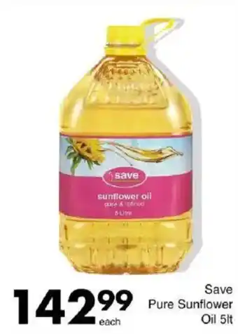 Save Save Pure Sunflower Oil offer