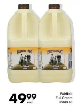 Save Fairfield Full Cream Maas offer