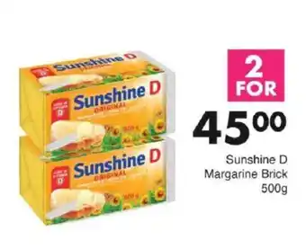 Save Sunshine D Margarine Brick offer