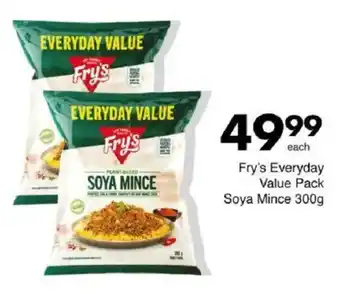 Save Fry's Everyday Value Pack Soya Mince offer