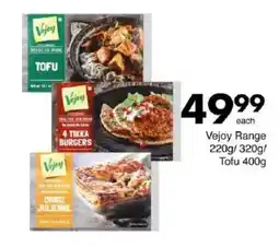 Save Vejoy Range/ Tofu offer