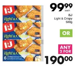 Save I&J Light & Crispy offer