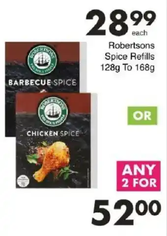 Save Robertsons Spice Refills offer